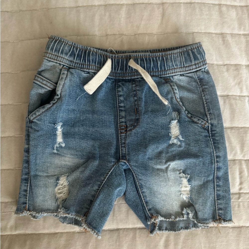 Kids Blue Denim Shorts